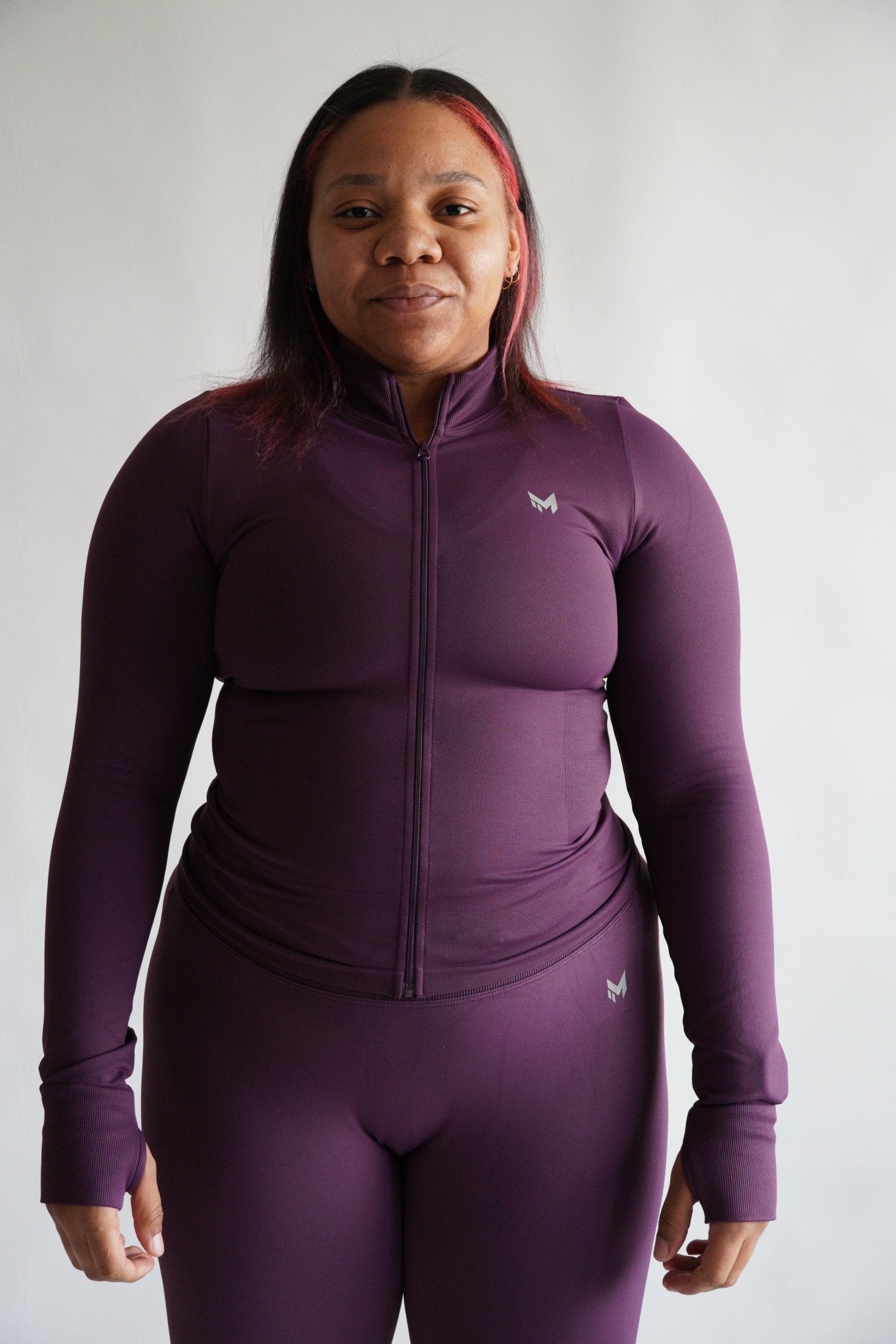 SCULPTED FIT JACKET | PLUM - Meraki Fit LLC