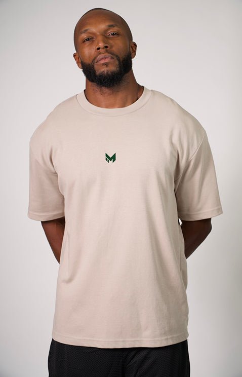 Trust In Almond DRITEK– Oversized Performance Tee - Meraki Fit LLC