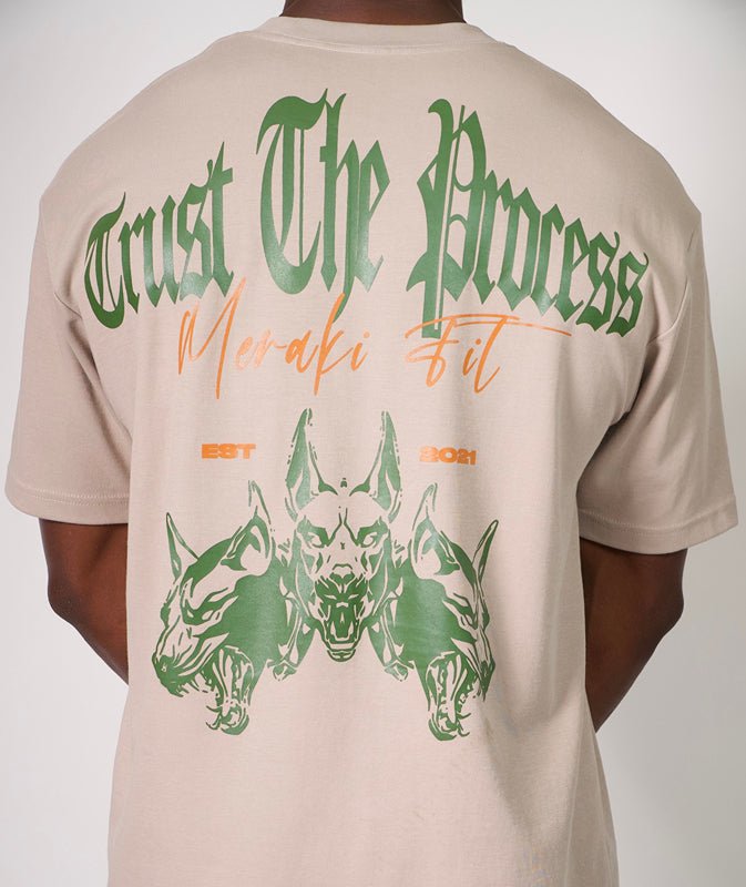 Trust In Almond DRITEK– Oversized Performance Tee - Meraki Fit LLC