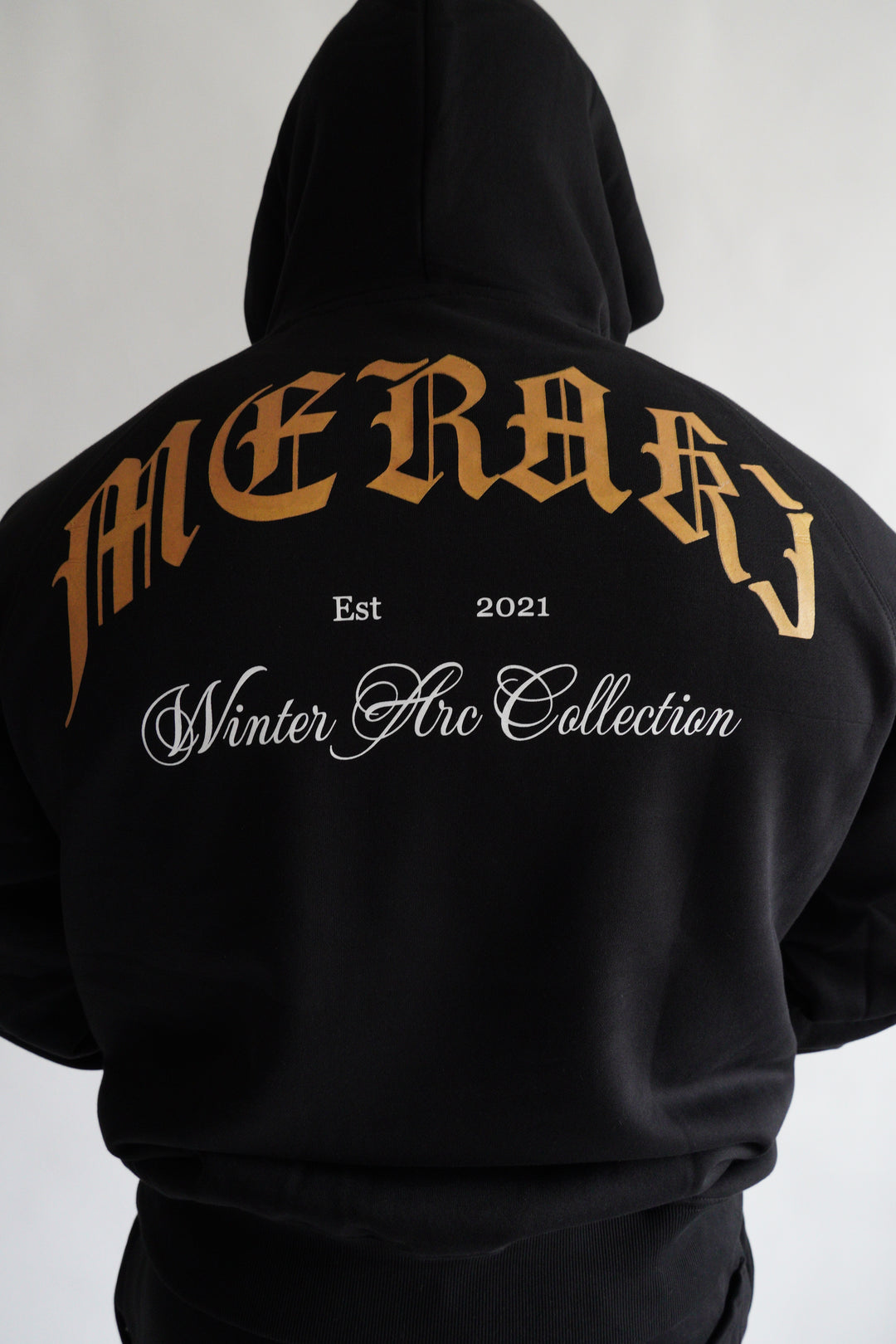 OVERSIZED HEAVY PULLOVER HOOD | ETERNAL BLACK