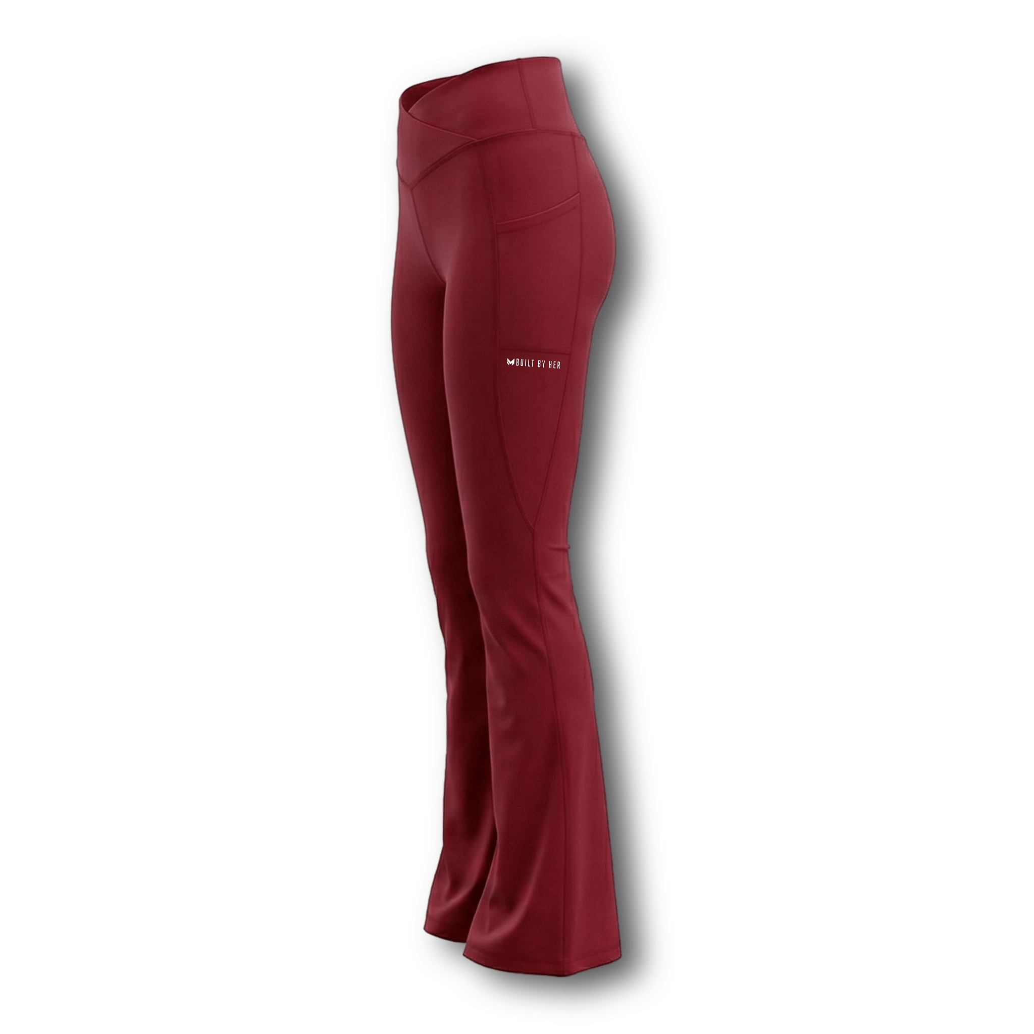 Cherry Bomb Flare Pants - Meraki Fit LLC