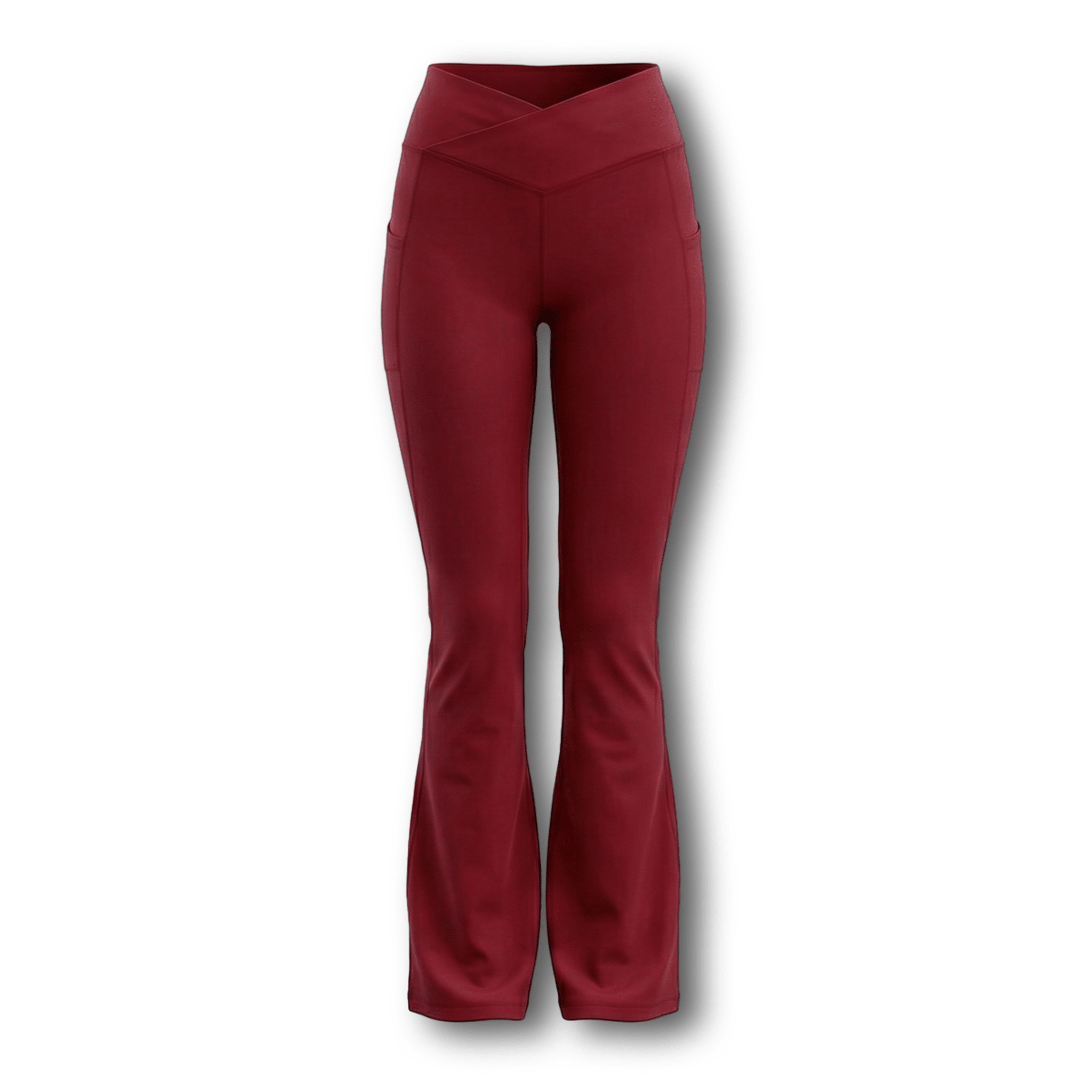 Cherry Bomb Flare Pants - Meraki Fit LLC