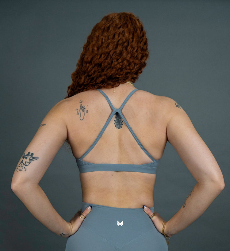 CORE - FLEX BRA | GRAY - Meraki Fit LLC
