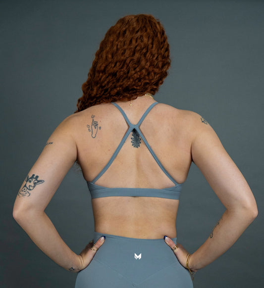 CORE - FLEX BRA | GRAY - Meraki Fit LLC
