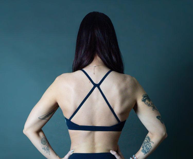 CORE - FLEX BRA | NAVY - Meraki Fit LLC