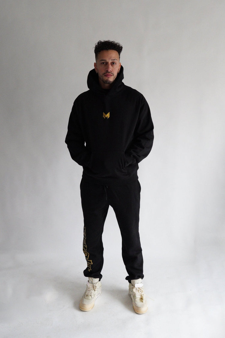 OVERSIZED HEAVY PULLOVER HOOD | ETERNAL BLACK - Meraki Fit LLC