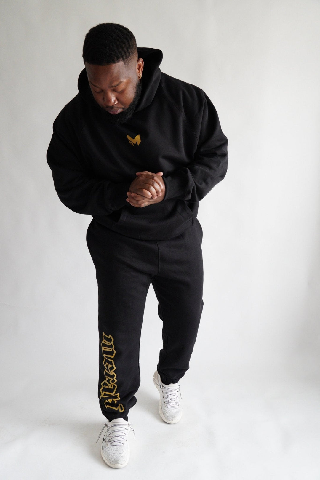 OVERSIZED HEAVY PULLOVER HOOD | ETERNAL BLACK - Meraki Fit LLC