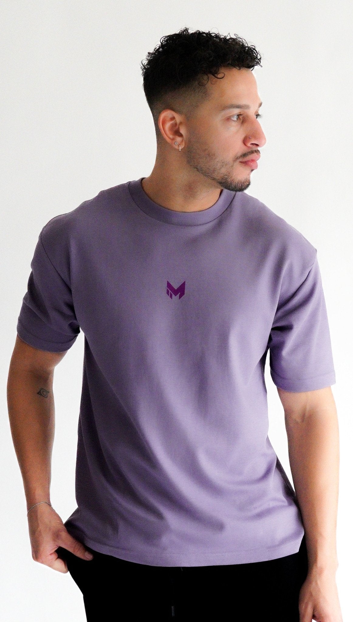 OVERSIZED T - SHIRT | WINTER LILAC - Meraki Fit LLC