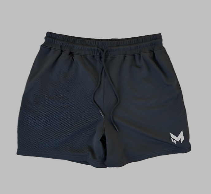 PREMIUM MESH SHORTS | CORE BLACK - Meraki Fit LLC