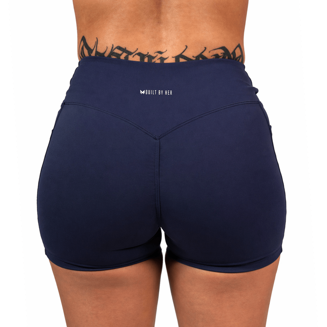 Sculpt Short - Navy Circuit - Meraki Fit LLC