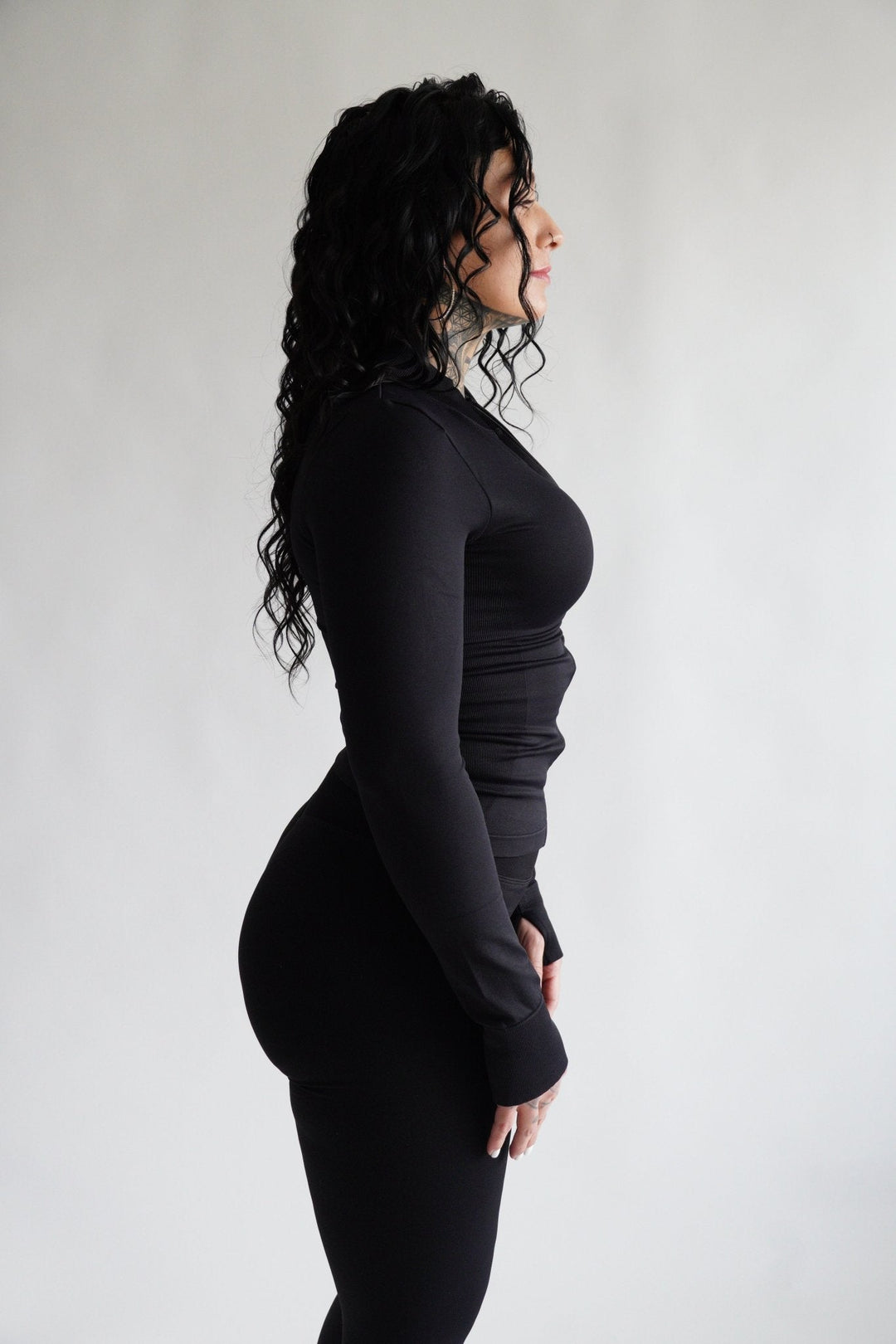SCULPTED FIT JACKET | BLACK - Meraki Fit LLC