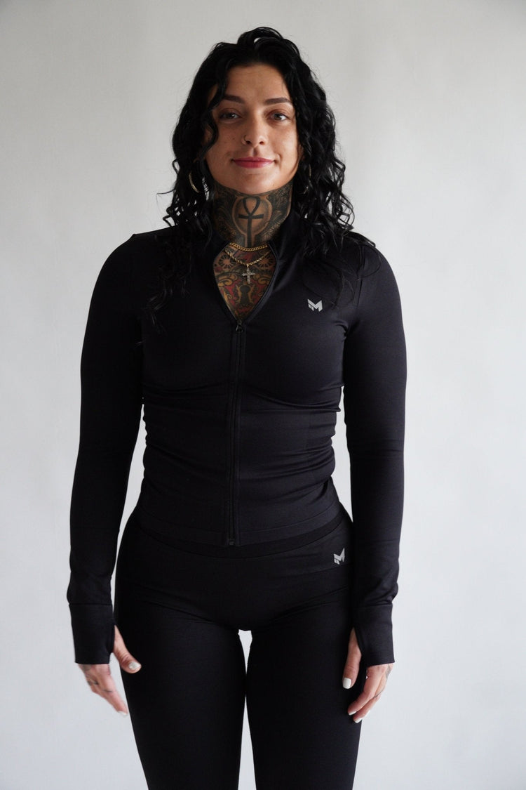 SCULPTED FIT JACKET | BLACK - Meraki Fit LLC