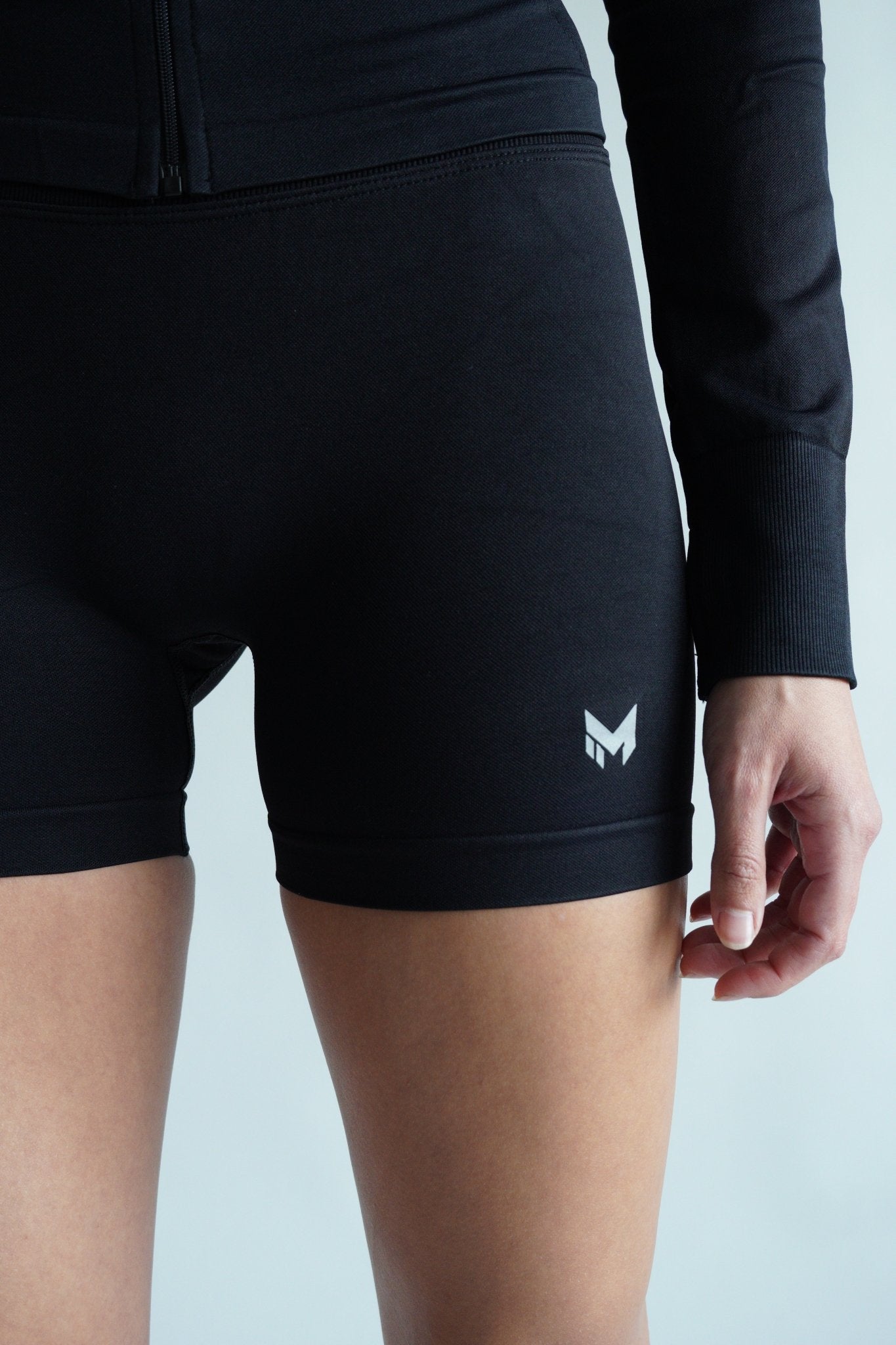 Sculpted Fit SEAMLESS SHORTS | MIDNIGHT BLACK - Meraki Fit LLC