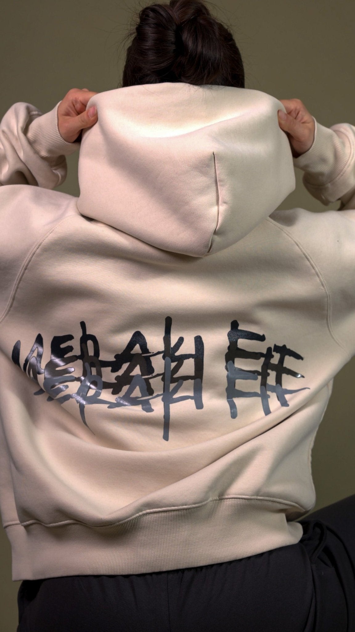 White Marble Oversized Hoodie - Meraki Fit LLC