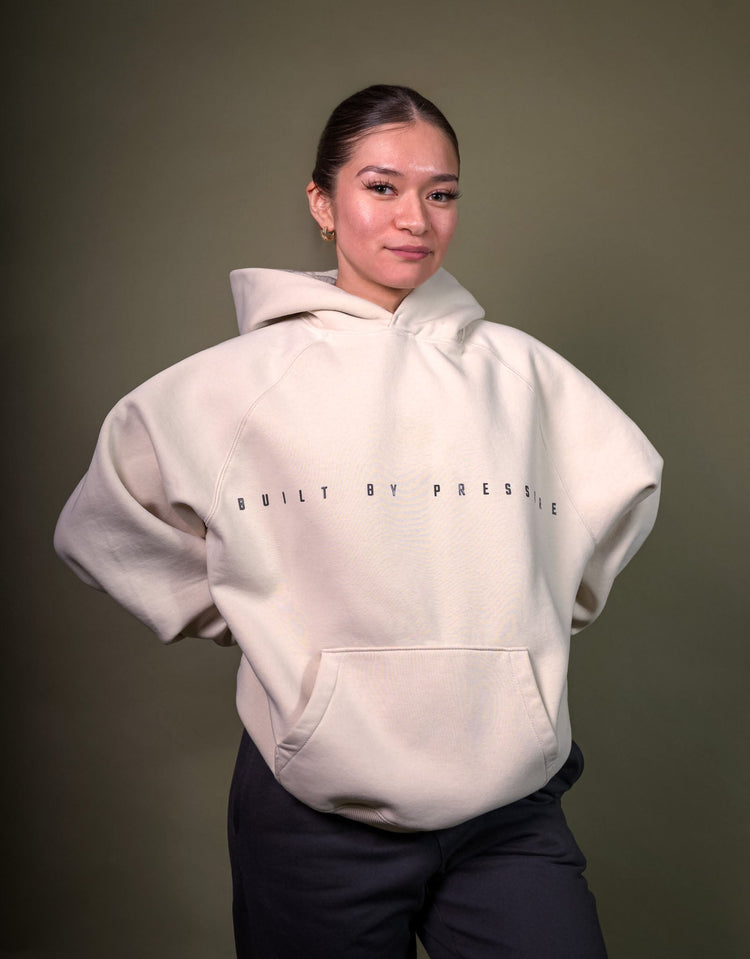 White Marble Oversized Hoodie - Meraki Fit LLC