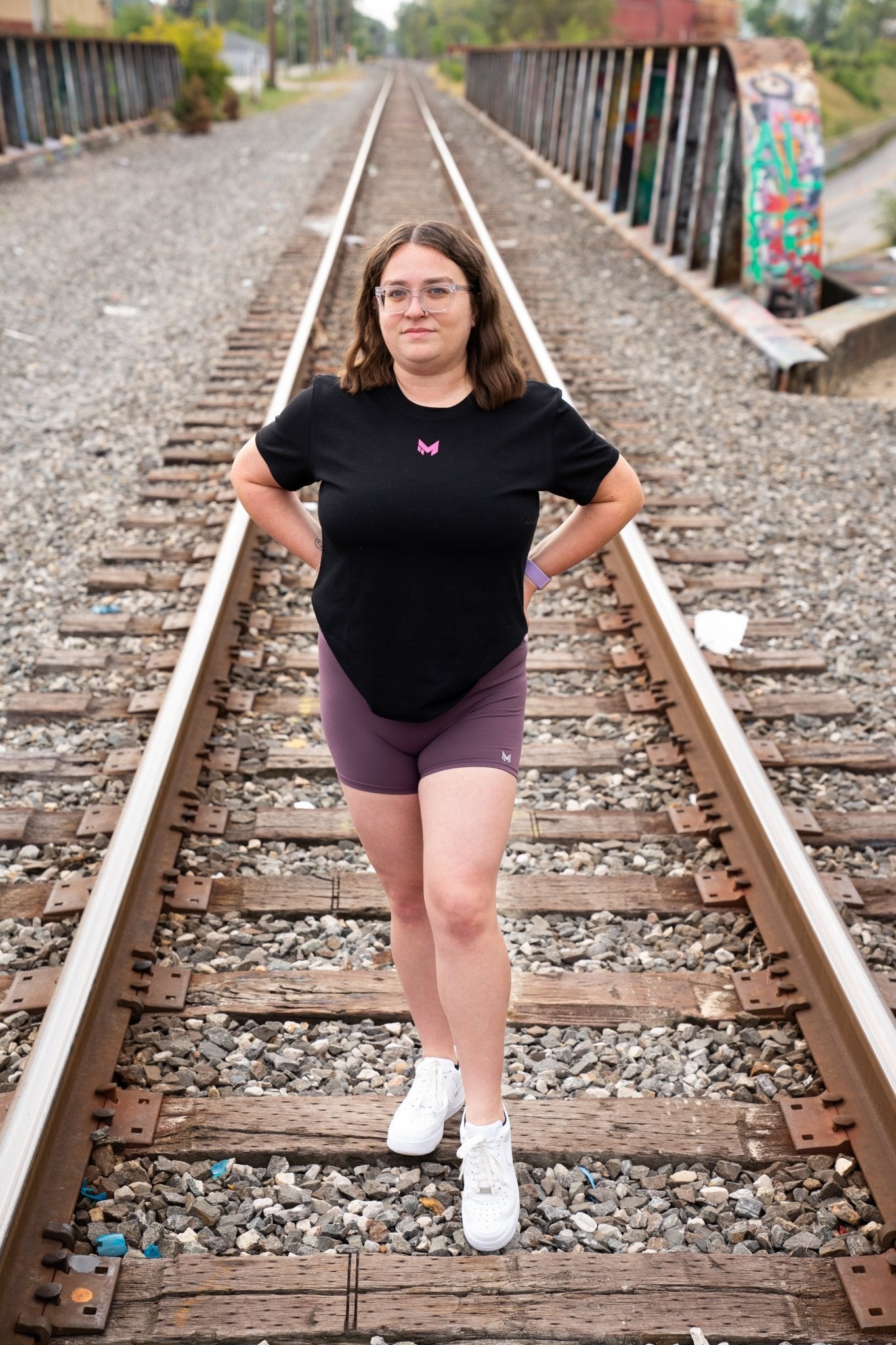 WOMEN’S BLACK DRI TEK | Trust Her Fire – Black Premium Performance Tee - Meraki Fit LLC