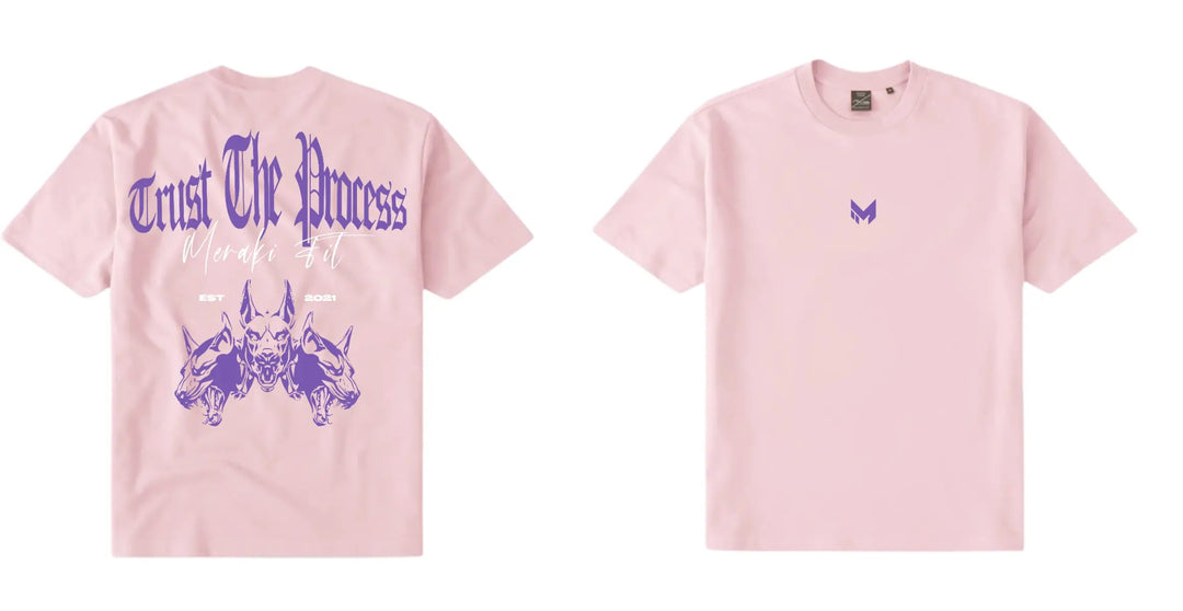 WOMEN'S DRI - TEK | GRIND IN GRACE PINK - Premium Performance Tee - Meraki Fit LLC