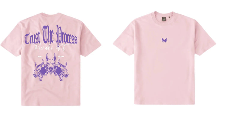 WOMEN'S DRI - TEK | GRIND IN GRACE PINK - Premium Performance Tee - Meraki Fit LLC